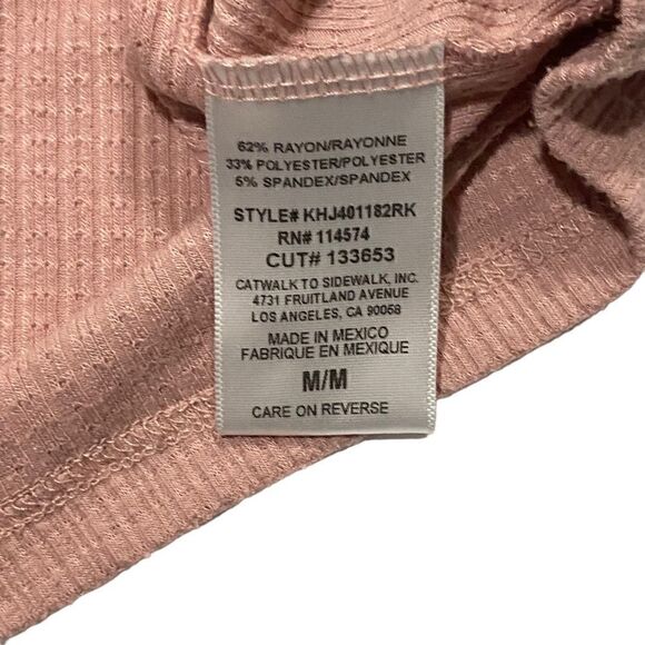 Pleione Textured Mock Neck Sleeveless Blouse Size Medium - Picture 6 of 8